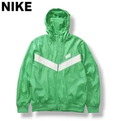 【人気】 ナイキ NIKE ウィンドランナー フーデッド ウィンドブレーカー ジャケット L イエローグリーン メンズ