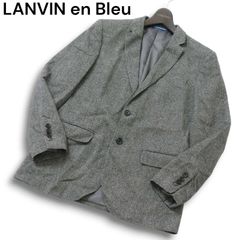 日本製 LANVIN en Bleu ニットメッシュジャケット 50 濃紺 - メルカリ