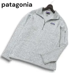 patagonia パタゴニア 25617 秋冬 裏起毛 ニット フリース★ ハーフジップ ベター セーター Sz.L　レディース グレー