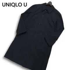 22SS★ UNIQLO U ユニクロ ユー ルメール 通年★ ステンカラー コート バルマカーン Sz.L メンズ 黒