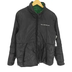 クイックシルバー Quiksilver 90-00S ロゴ刺繍 リバーシブル ジップアップ 中綿 ジャケット Y2K メンズ import：M のサムネイル