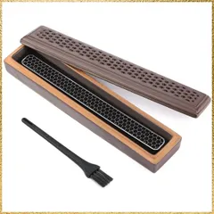 ☆彡送料無料でお届け☆彡Style:カフェ色 Segarty お香たて 横置きタイプ カフェ色 陶器製 香炉 掃除用箒付きセット ステンレスネット付き 灰がこぼれない 仏具 和モダン香皿 水洗い おしゃれ 線香たて ヨガ 瞑想リラックス 睡眠 ギフト適応