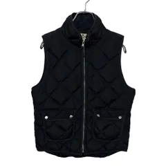 【WOOLRICH】 キルティング ダックダウンベスト ブラック S-3459