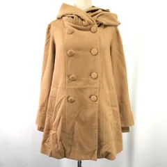 Vanilla【ヴァニラ★ロングコート【レディースM/茶系/キャメル/camel】フード付き/アウター/ブルゾン/Jacket/Jumper◆BJ135-b-1yn<sale>