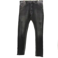 美品 定価52.800円☆DIESEL ディーゼル KRAILEY R-SP-NE ジョグジーンズ スウェット デニムパンツ ストレッチ 0094Q スリムテーパード