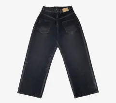 激レアPROJECT G/R ブラックデニムパンツ再構築パンツ PROJECT G/R プロジェクト ジーアール SS25DISTRESSED PATCH WORK