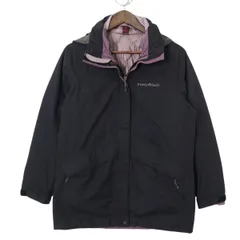 【2WAY】mont-bell モンベル　マウンテンパーカー　ゴアテックス　インナーダウン　アウトドア　ブラック系　M　レディース