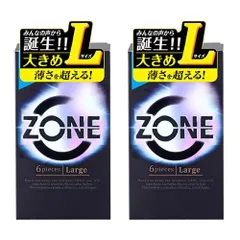 【2箱計12個】ジェクス ZONE ゾーン Lサイズ コンドーム 6個入のサムネイル