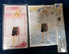 ハイキュー 文房具 カフェ コラボ 夏 モバイル スタンド はがき アクリル マドラー 宮 侑