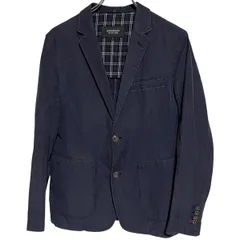 B061 BURBERRY BLACK LABEL バーバリー ブラック レーベル テーラード ジャケット リネン メンズ M