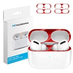 【新着商品】TALENANA AirPods Pro2 用 ダストガード アップル エアーポッズ プロ2コーティング メタリックプレート ホコリガード 防塵 カバー 保護シール 汚れ防止 シール 極薄 イヤホン アクセサリー 金属製 おしゃれ 取付簡単 専用設