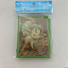 ポケモンカードゲーム デッキシールド リーフィア 64枚 中古 ブイズ