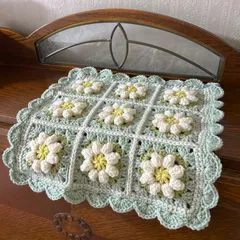 2025年最新】モチーフ編み マルチカバーの人気アイテム - メルカリ