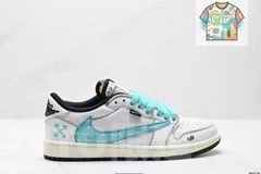 Travis Scott x Air Jordan 1 ”Reverse Mocha“ AJ1 TS コラボレーション リバースフック ローカット カルチャーバスケットボールシューズ2-WTO輸入-TJP55