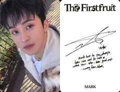 【中古】コレクションカード(男性) NCT/マーク(MARK)/裏面白・印刷サイン・メッセージ入り/CD「The Firstfruit」(Photobook Ver.)封入フォトカード