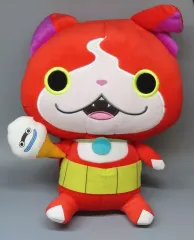 【中古】ぬいぐるみ ジバニャン＆ウィスパーアイス ぬいぐるみ 「一番くじ 妖怪ウォッチ ～妖怪発見ズラ!!～」 A賞