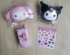 AMUSE マイメロディ クロミ スマートフォン ミラー + ぬいぐるみ キーホルダー + ステッカー セット