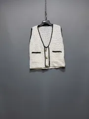 クロシェ編みベスト