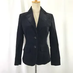 日本製★MACPHEE【マカフィー★コーデュロイジャケット【レディースM程度/黒/black】テーラード/アウター/ブルゾン/Jacket/Jumper◆BJ130-b<sale>のサムネイル