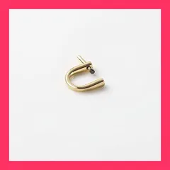 【スタッフおすすめ！】[FUSSED] キーホルダー Dリング D型カン リング ハンドメイド アクセサリー パーツ 金具 手芸 材料 小物 ネジ式 1cm 2個