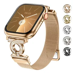 新品 [wutwuk] アップルウォッチ バンド キラキラ コンパチブル iwatch 49mm 46mm 45mm 44mm 42mm 41mm 40mm 38mmに対応 ブレスレット iWatch11/10/9/8/7/6/5/4/3/2/1/SE/SE2