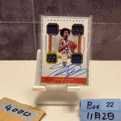 2017 Panini Josh Jackson 188/199 直筆サインカード Phoenix Suns Quad ジャージ Card カード