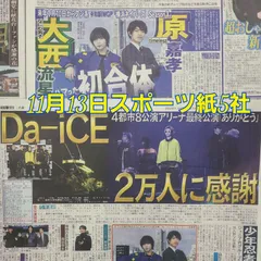 匿名配送！送料込み！  11月13日 朝刊　 スポーツ紙全5社