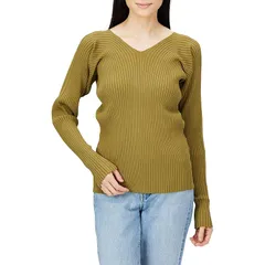 [ミラオーウェン] Ｖネックリブニット 1