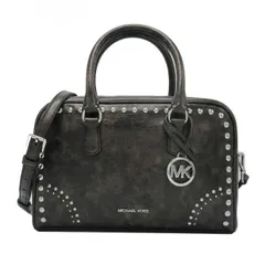 マイケルコース バッグ MICHAEL KORS THOMPSON スタッズ ミディアム サッチェル 2WAY 35F5S7OS6Y BLACK アウトレット レディース