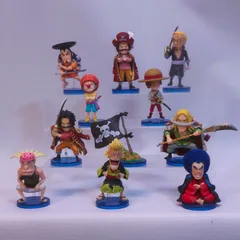 ワンピース 光月おでん ゴール・D・ロジャー レイリー バギー シャンクス ゴール・D・ロジャー 白ひげ クロッカス 錦えもん 霜月康イエ  ワールドコレクタブルフィギュア 11体セット WCF / OPMF130