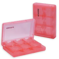 新品 ゲームソフト ソフトケース 大容量 収納 3DS カセット メモリーカード sapolus 24枚 (Red)