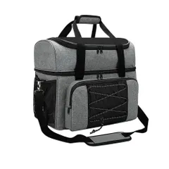 ☆ グレー ☆ ボーリングバッグ ２個用 ボーリングバック 2個用 ボーリングトートバッグ ボーリング カバン かばん バッグ 収納バッグ シンプル 無地 便利 男女兼用 おしゃれ ボーリング用品 トートバッグ 手提げバッグ 肩掛け ボーリング教室のサムネイル
