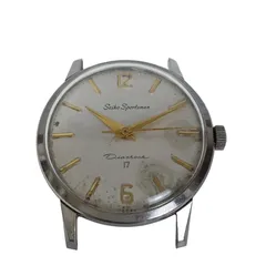 【稼働 良品】1113-3 SEIKO Sportsman セイコー スポーツマン 13073 メンズ腕時計 手巻き フェイスのみ ゴールド色