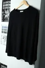 (S) ブランドヴィンテージ ニット クズあんさんぶるスターズ！！ オーバーサイズ ブラック -15C60