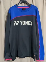 YONEX ヨネックス ヒートカプセル 裏起毛 ユニライトトレーナー 青黒 O ロンT