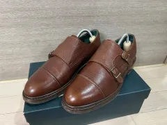 KUMKANG クムガンジェファ WILLIAM ダブルモンク マルーン カラー