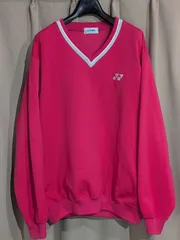YONEX ヨネックス Vスウェット トレーナー L ピンク