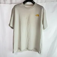 THE NORTH FACE Tシャツ 半袖 S イエローロゴ プリント入り