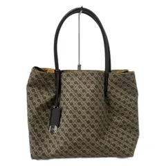 ゲラルディーニ　トートバッグ ブラウン ベージュ ロゴ ベージュ ロゴ入り トートバッグ ゲラルディーニ アウトレット通販 車