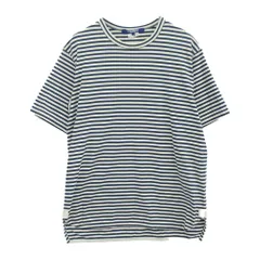 JUNYA WATANABE COMME des GARCONS MAN ジュンヤワタナベコムデギャルソンマン AD2021 WI-T020 度詰め 天竺 ボーダー Tシャツ ネイビー系 L【中古】のサムネイル