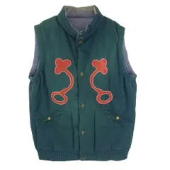 VISVIM ビズビム 13AW 0113205013008 INSULATOR DOWN VEST SHAMROCK リバースブルダウンベスト ベスト グリーン系 3【中古】のサムネイル