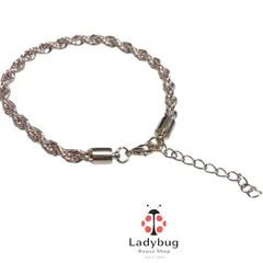 スクリューチェーン ブレスレット ゴールドカラー 20cm レディース  ヴィンテージ風 アクセサリー シンプル おしゃれ ギフト プレゼント 未使用 長さ調整可 ペアジュエリー 　リンクコーデ　まとめ買い対応　ブラス　真鍮