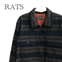 RATS NATIVE BORDER CPO JKT 15’RJ-1201 ラッツ ネイティブボーダー CPO ジャケット XL ブラック メンズ ファッションのサムネイル