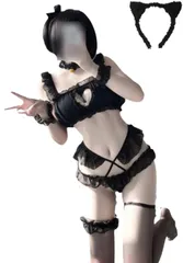 コスプレ 猫耳 メイド セクシー キャット 萌え 下着 ハロウィン コミケ クリスマス イベント パーティー 仮装 発表会 