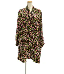 バレンシアガ BALENCIAGA ワンピース 半袖 花柄 ボタニカル 植物柄 バレンシアガ BALENCIAGA ワンピース 半袖 花柄 ボタニカル 植物柄