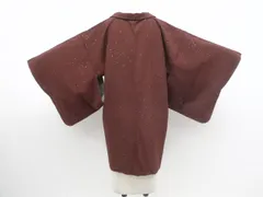 【一輝堂】羽織 しつけ付 羽織紐別売 正絹 着物 身丈約82cm 裄丈約63cm 25z11-6131