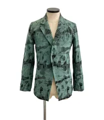 入手困難✨ イッセイミヤケ テーラードジャケット ライトアウター グリーン系 ISSEY MIYAKE(イッセイミヤケ) テーラードジャケットIM33FD510