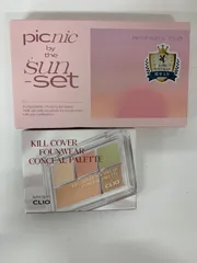 R2998 K CLIO クリオ プロアイパレット 13 ピクニック バイ ザ サンセット 1点・キルカバー ファンウェア コンシール パレット 02 ディライト 1点 計2点セット