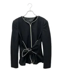 エンポリオ・アルマーニ ノーカラージャケット レディース SIZE 44 (L) Emporio Armani
