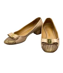 サルヴァトーレフェラガモ パンプス チャンキーヒール レディース SIZE 7 (L) Salvatore Ferragamo